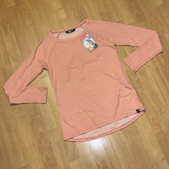NWT The North Face Long Sleeve Cresting Knit Top - Picture 1 of 9